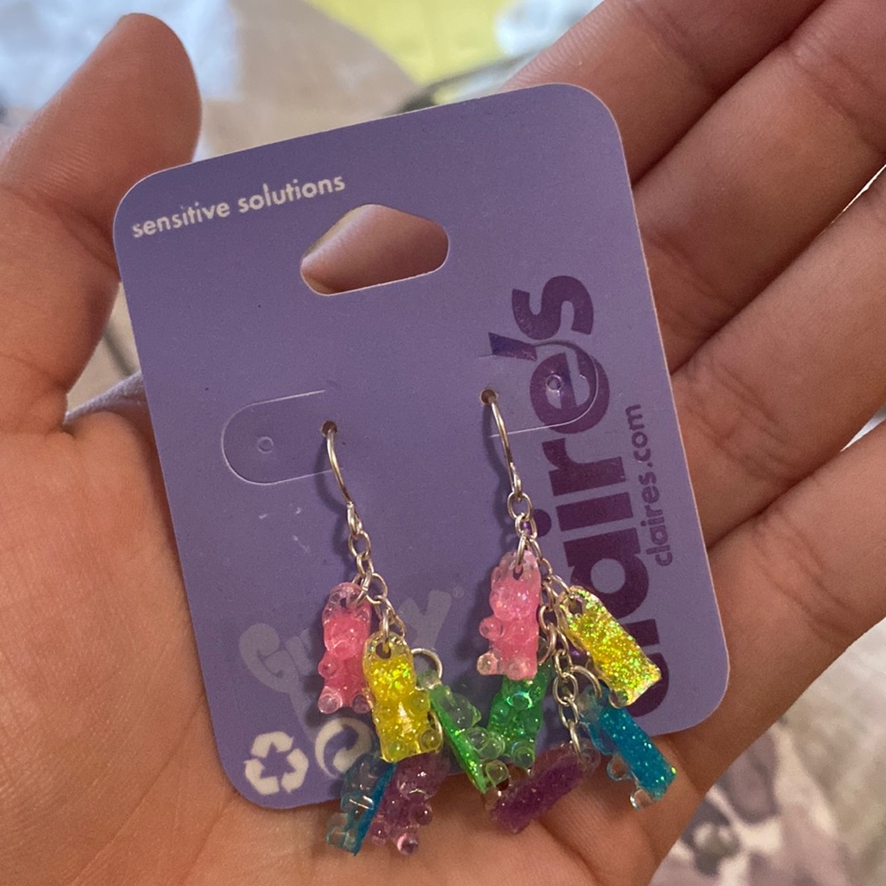 Gummy bear earrings